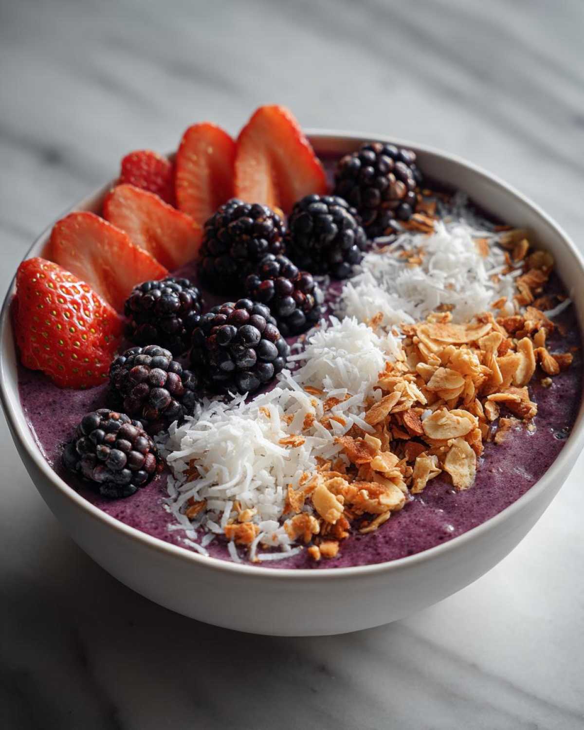 Acai Berry Bowl (Healthy Breakfast) - detail 2
