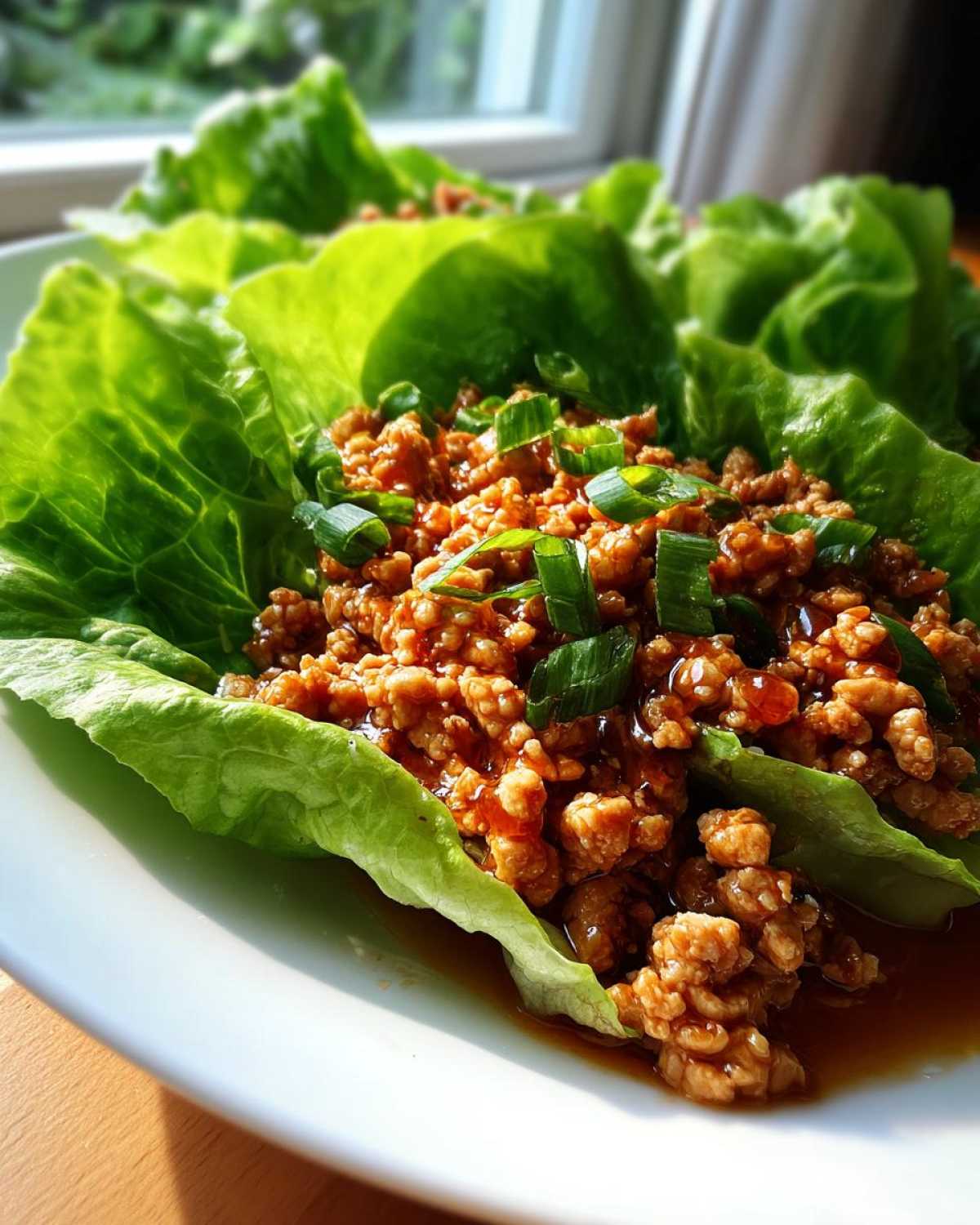 Asian Chicken Lettuce Wraps (Low-Carb) - detail 3
