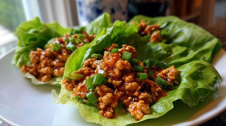 Asian Chicken Lettuce Wraps (Low-Carb)