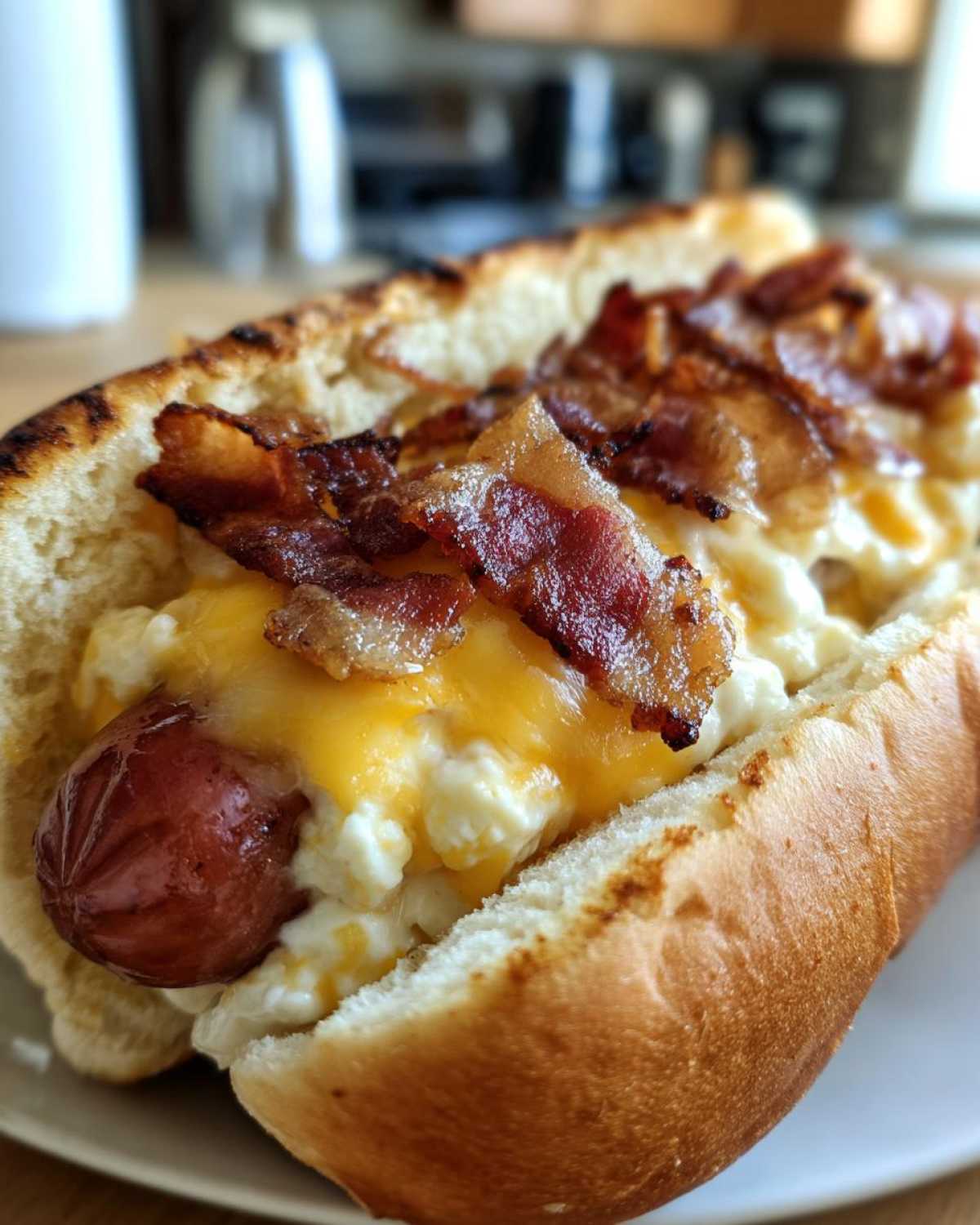 Bacon-Wrapped Cheese-Stuffed Hot Dogs (Grill Recipe) - detail 1