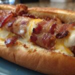 Bacon-Wrapped Cheese-Stuffed Hot Dogs (Grill Recipe)