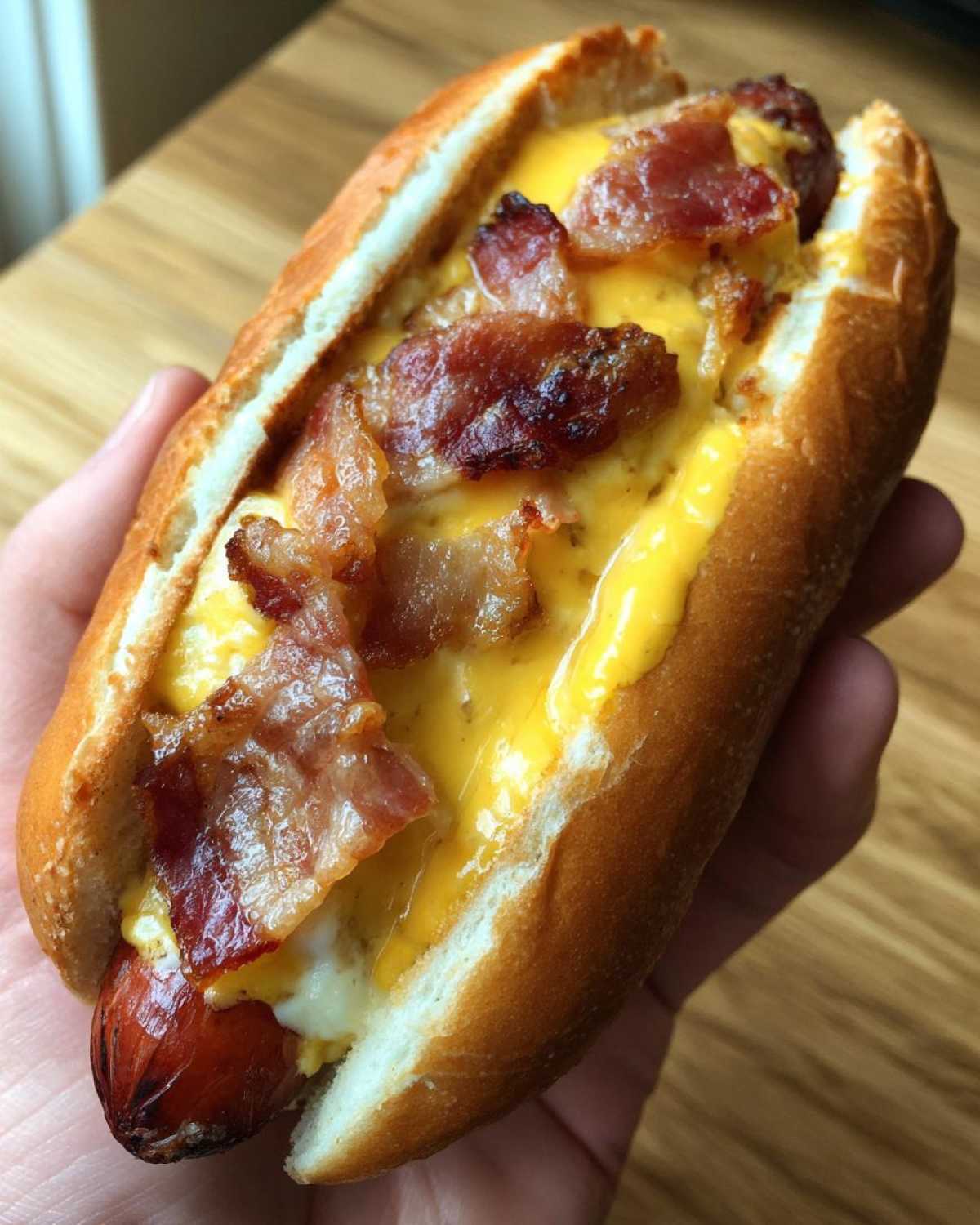 Bacon-Wrapped Cheese-Stuffed Hot Dogs (Grill Recipe) - detail 2