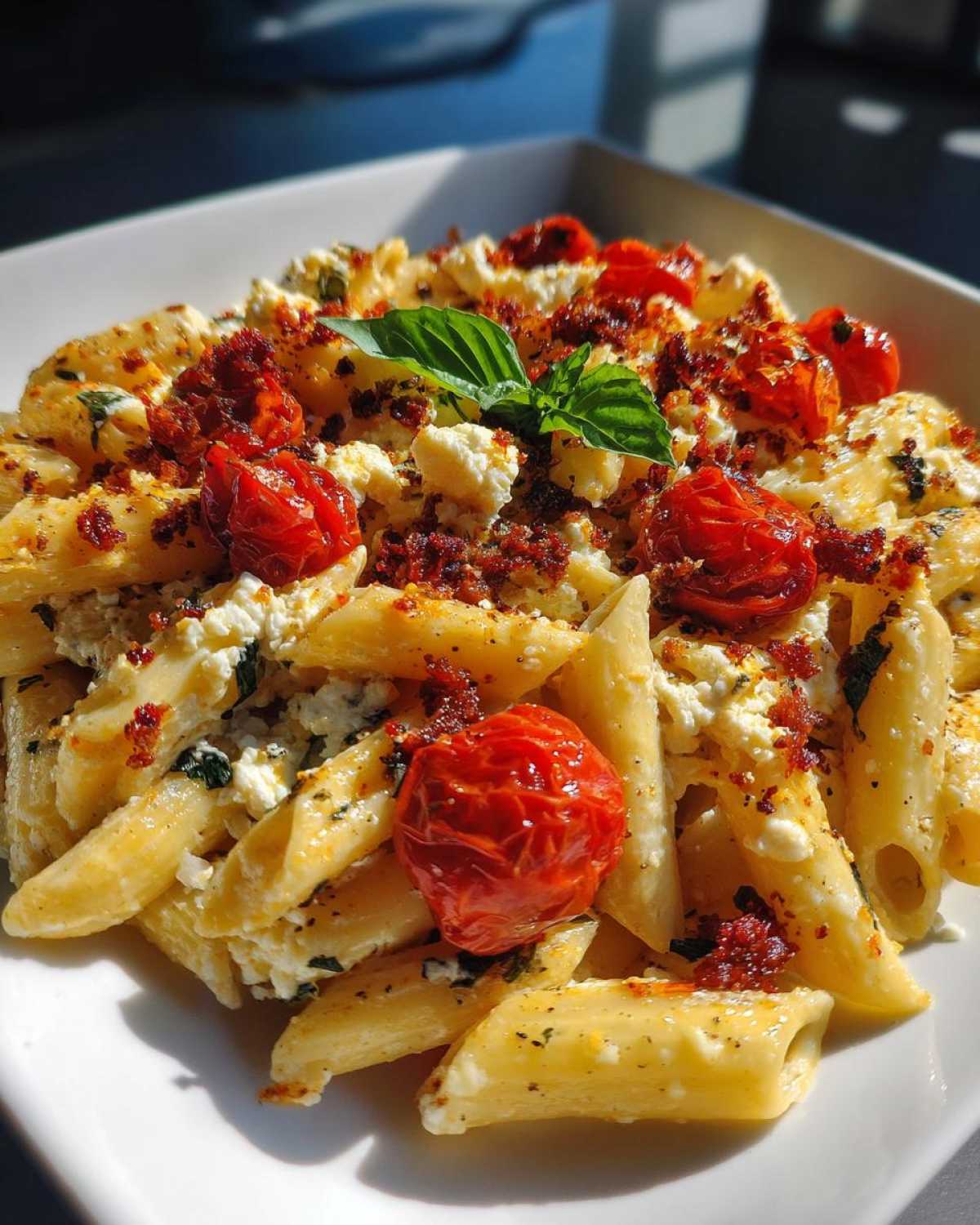 Baked Feta Pasta with Cherry Tomatoes (Viral TikTok Recipe) - detail 1