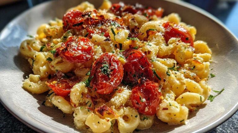 Baked Feta Pasta with Cherry Tomatoes (Viral TikTok Recipe)