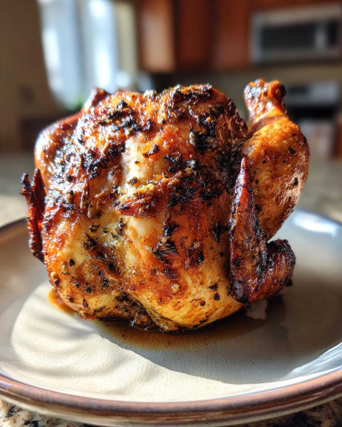 Beer Can Grilled Chicken (Moist Whole Chicken) - detail 1