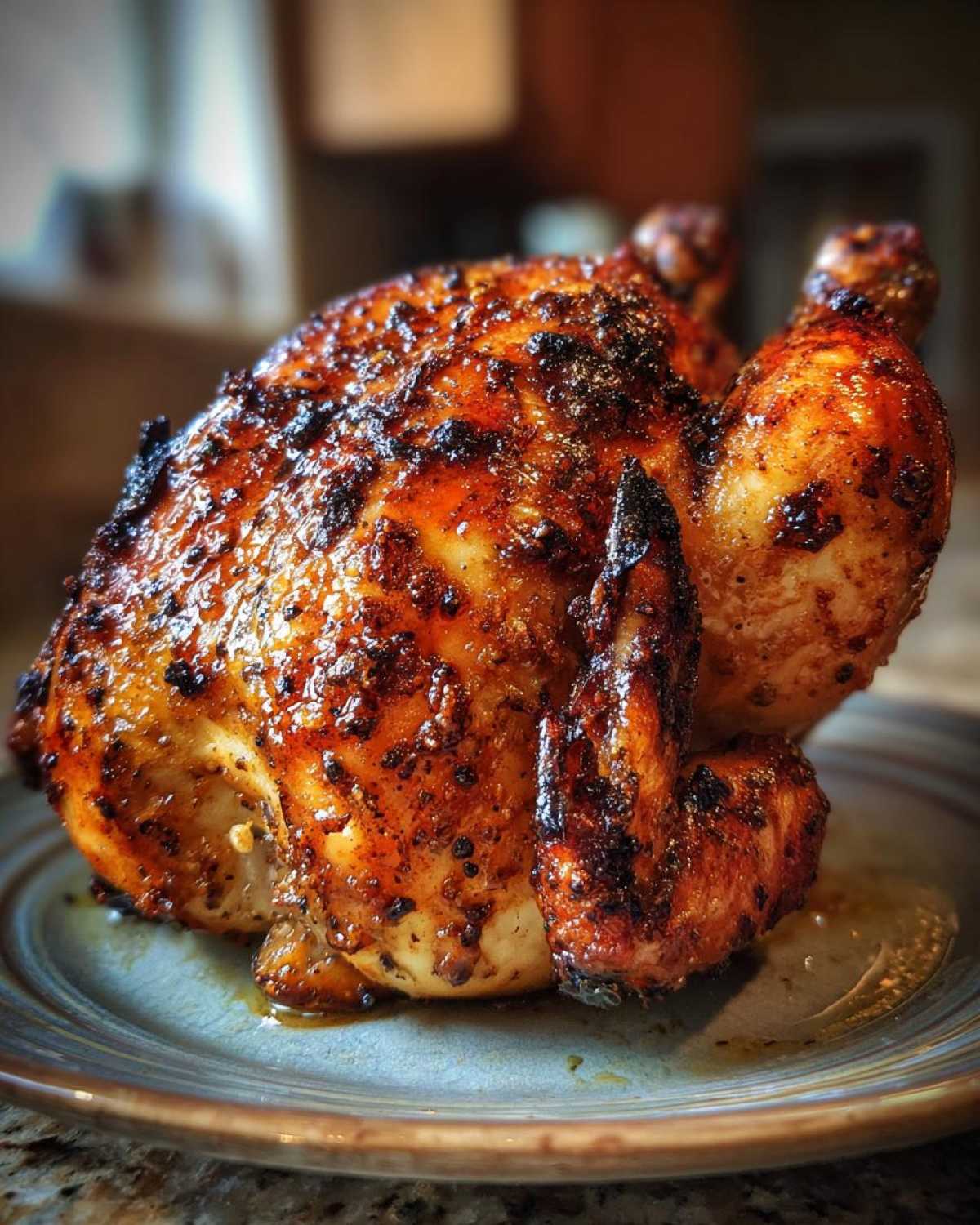 Beer Can Grilled Chicken (Moist Whole Chicken) - detail 3