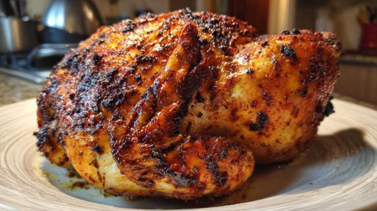 Beer Can Grilled Chicken (Moist Whole Chicken)