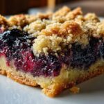 Blueberry Crumble Bars (Fresh Blueberry Dessert)