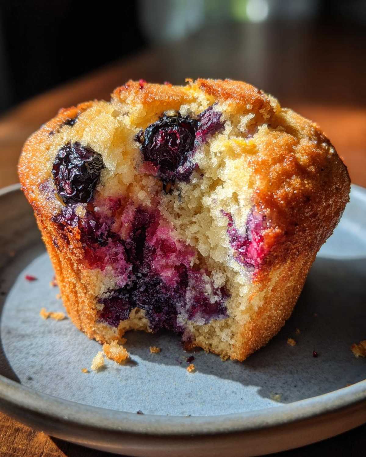 Blueberry Lemon Muffins (Easy Summer Breakfast) - detail 3