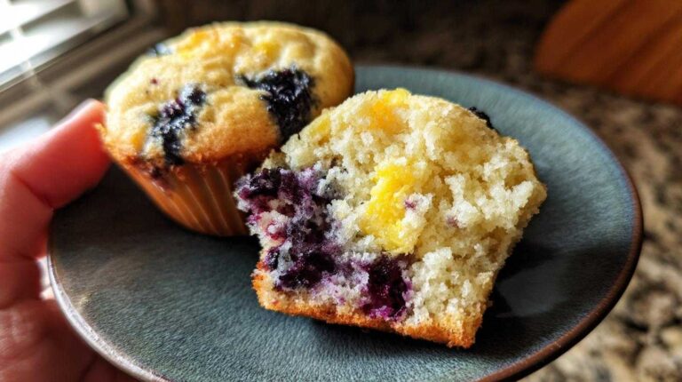 Blueberry Lemon Muffins (Easy Summer Breakfast)