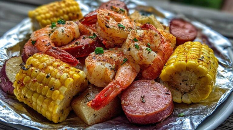 Cajun Shrimp Boil Foil Packets (Easy Summer Cookout)