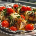 Caprese Chicken Foil Packets (Low-Carb Dinner)