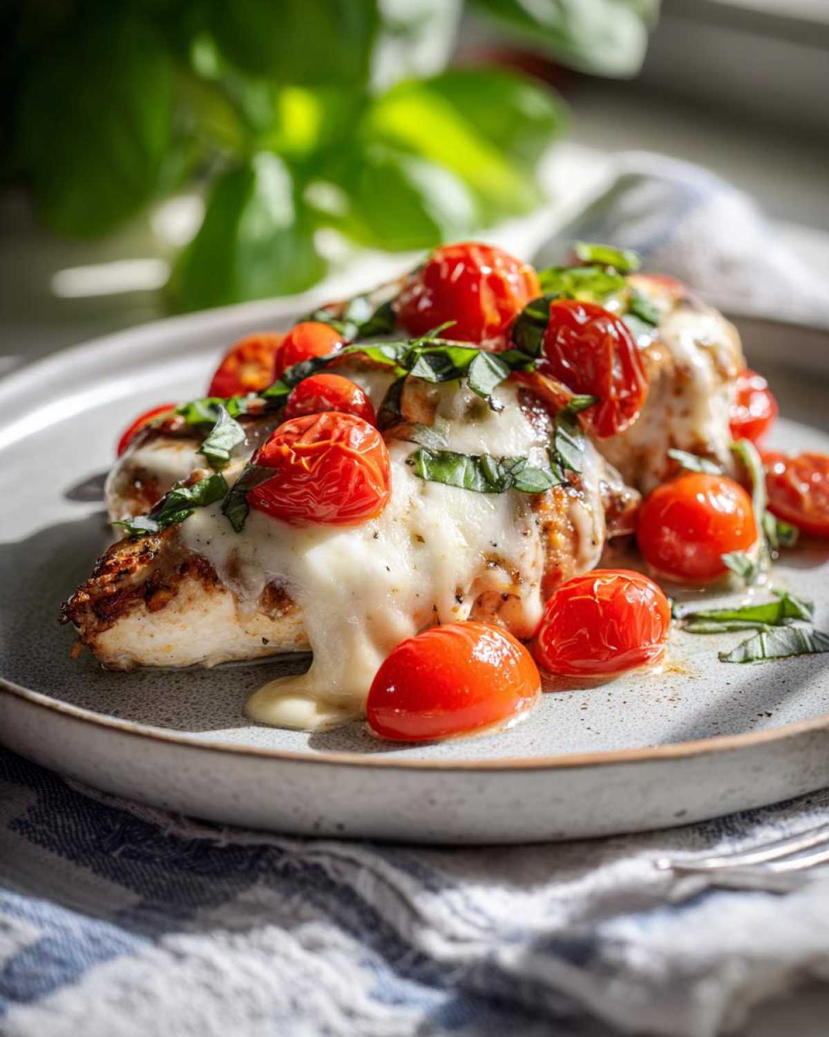 Caprese Chicken Foil Packets (Low-Carb Dinner) - detail 3