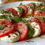 Caprese Salad with Mozzarella & Basil (Easy Summer Salad)