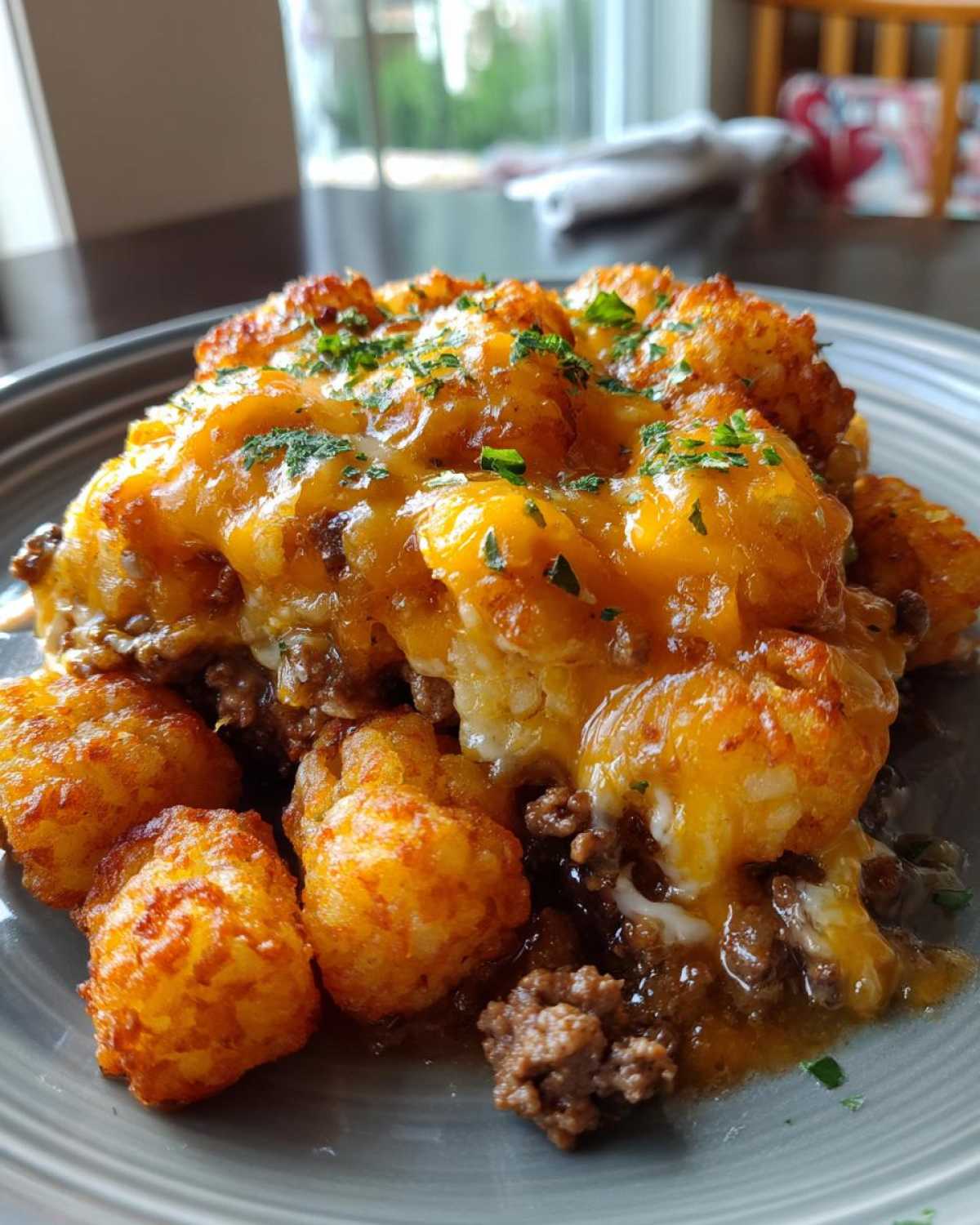 Cheesy Tater Tot Casserole (Kid-Friendly Dinner) - detail 2
