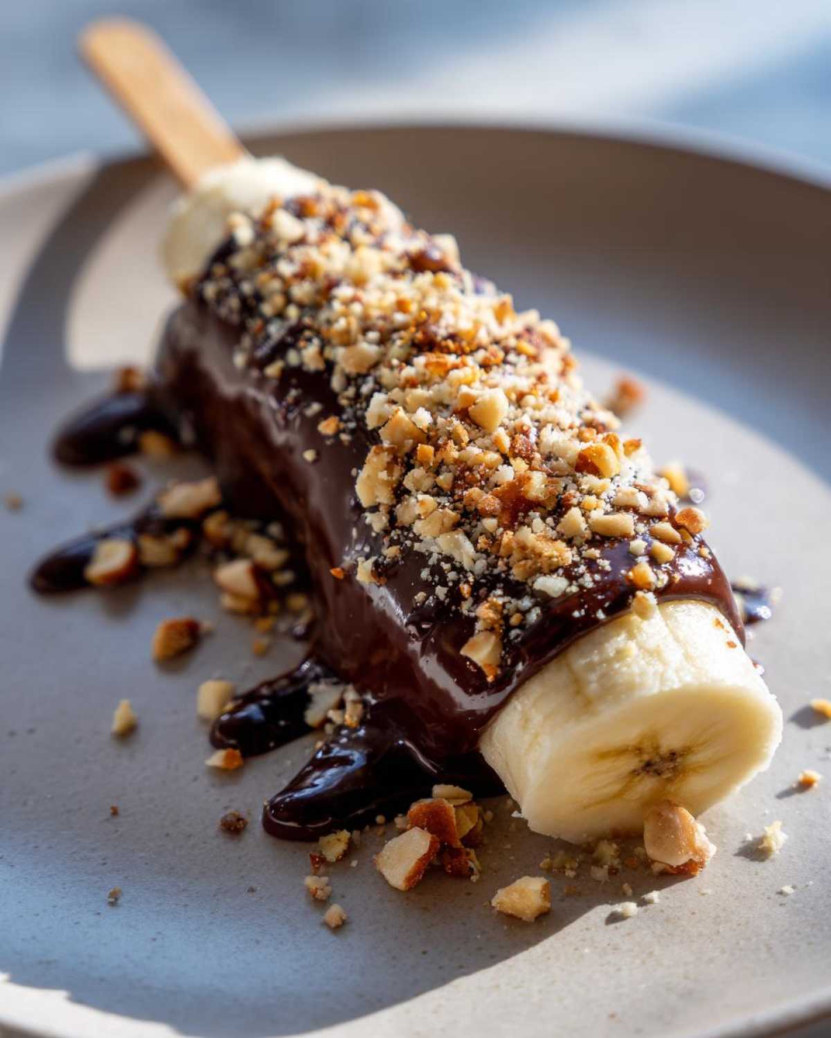 Chocolate-Dipped Frozen Bananas (Summer Treat) - detail 3