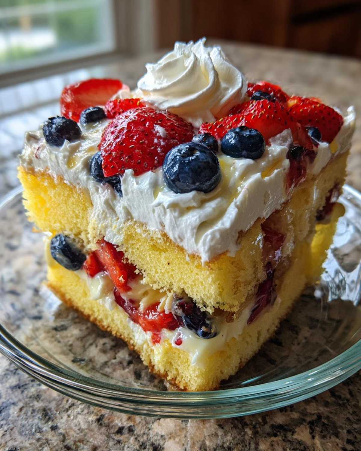 Classic 4th of July Berry Trifle (Patriotic Dessert) - detail 1
