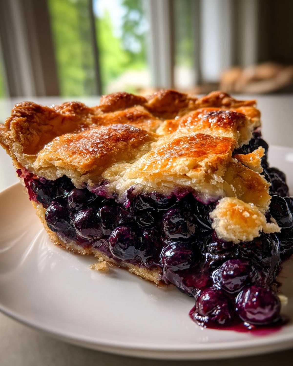Classic Blueberry Pie (Homemade Summer Pie) - detail 2