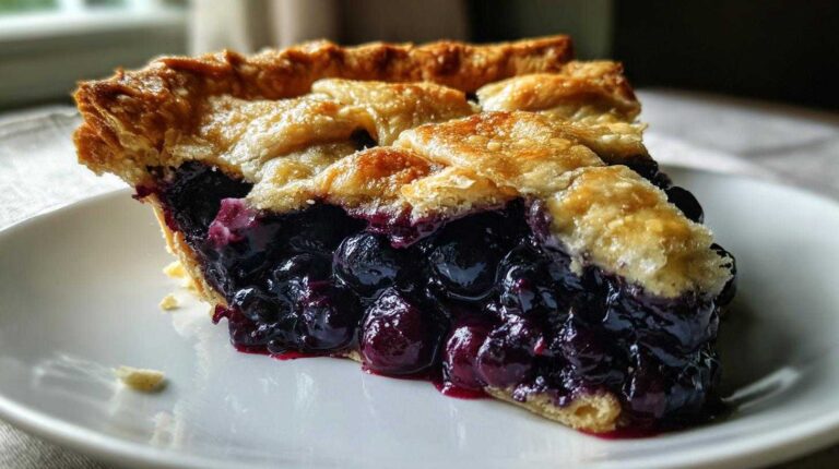Classic Blueberry Pie (Homemade Summer Pie)