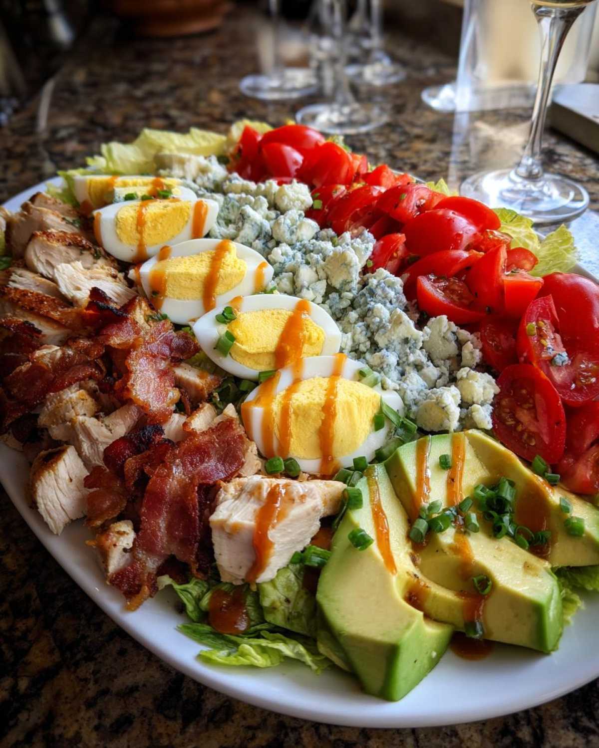 Classic Cobb Salad (Hearty Summer Salad) - detail 3