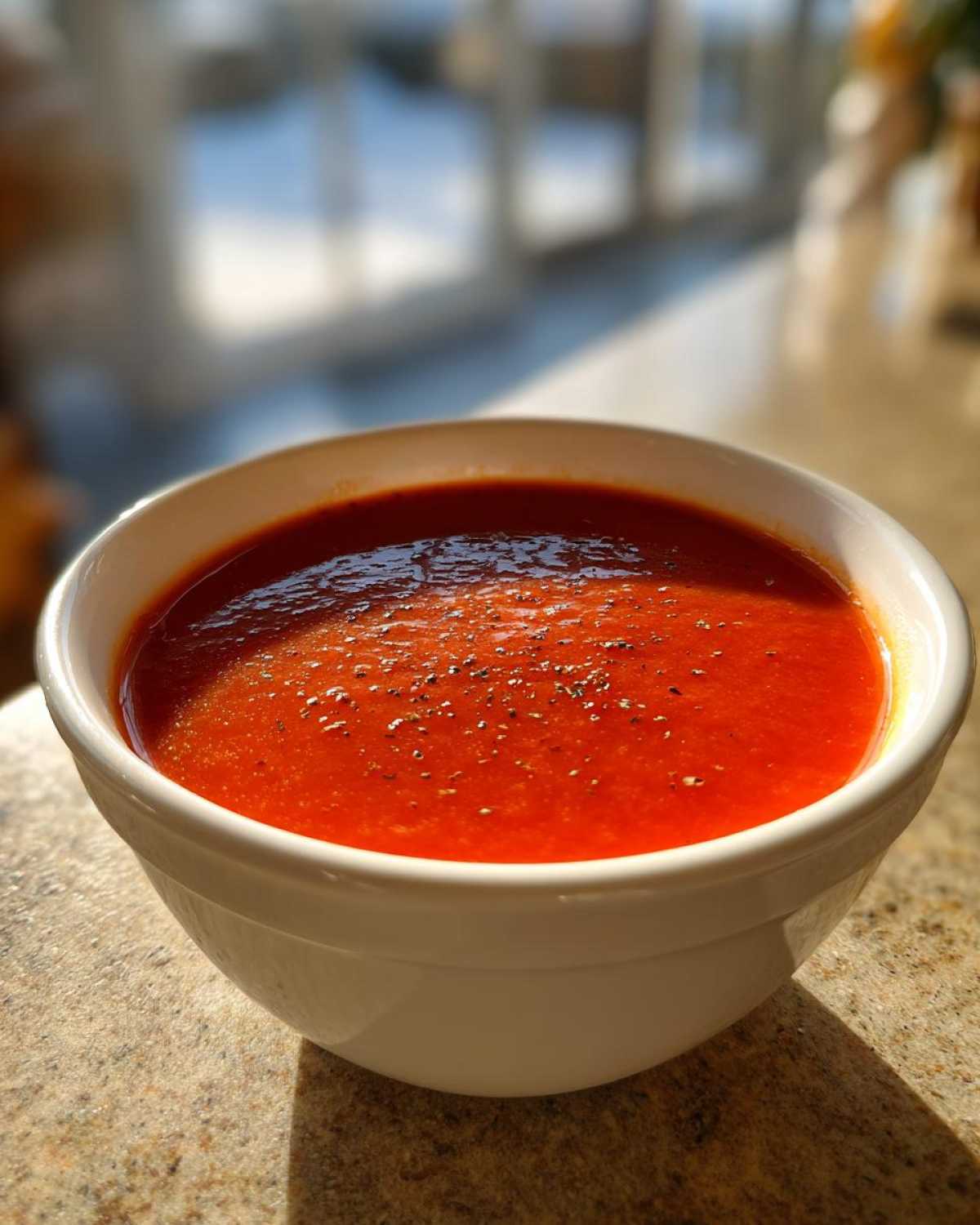 Classic Gazpacho (Chilled Tomato Soup) - detail 1