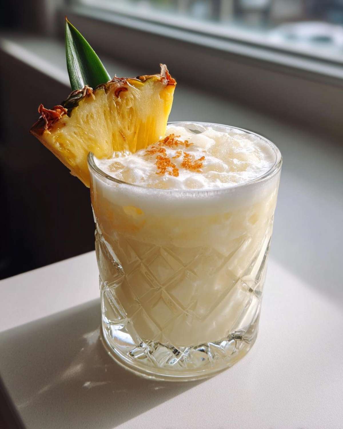 Classic Piña Colada (Pineapple Coconut Cocktail) - detail 1