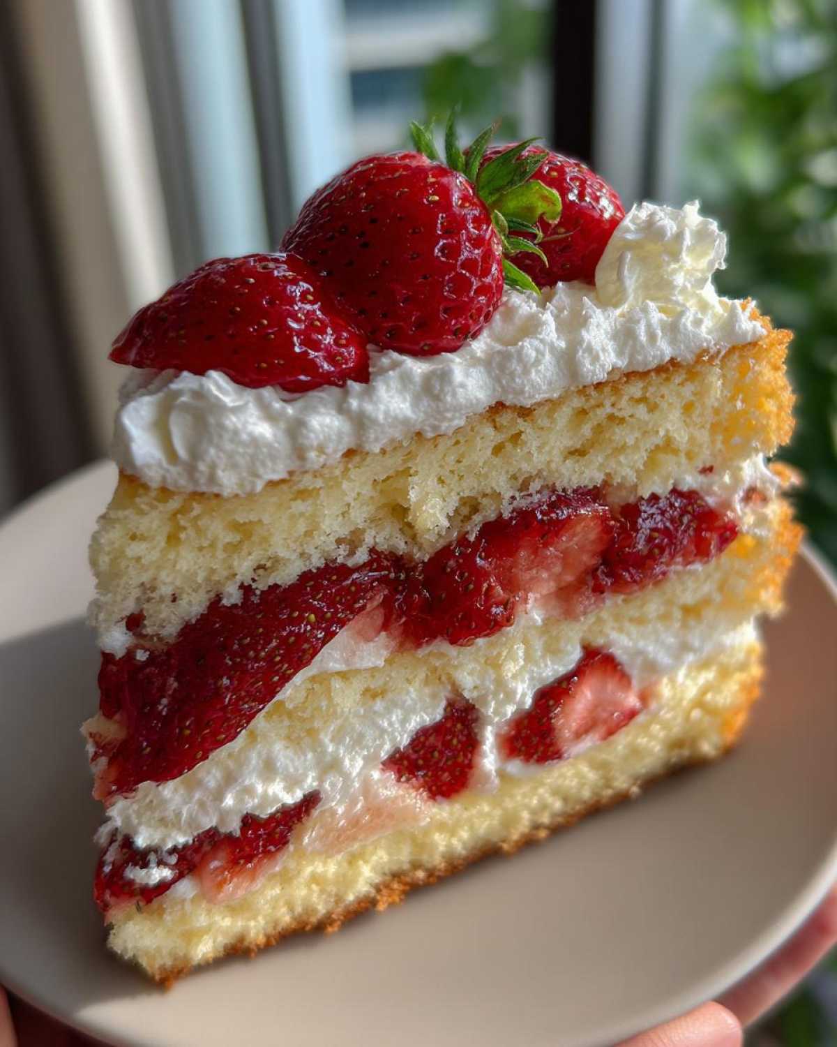 Classic Strawberry Shortcake (Fresh Summer Dessert) - detail 1
