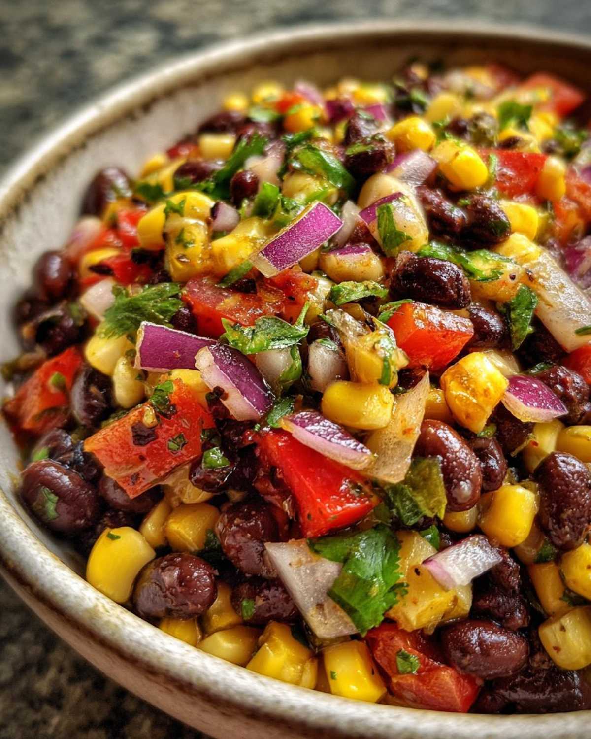 Cowboy Caviar (Black Bean & Corn Salsa) - detail 2