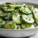 Creamy Cucumber Salad with Dill (Cool Summer Side)
