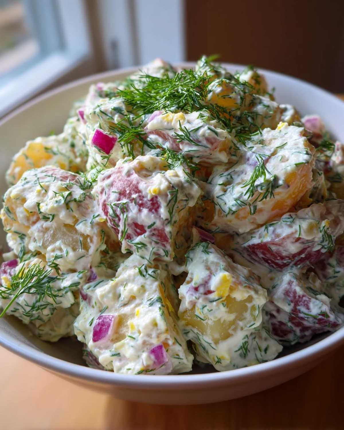 Creamy Dill Potato Salad (Potluck Favorite) - detail 2