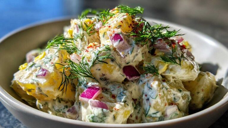Creamy Dill Potato Salad (Potluck Favorite)