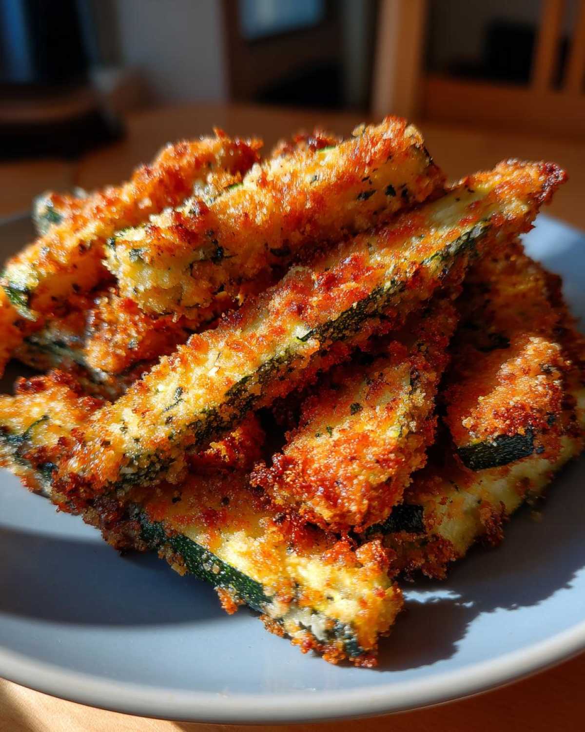 Crispy Air Fryer Zucchini Fries (Healthy Snack) - detail 1