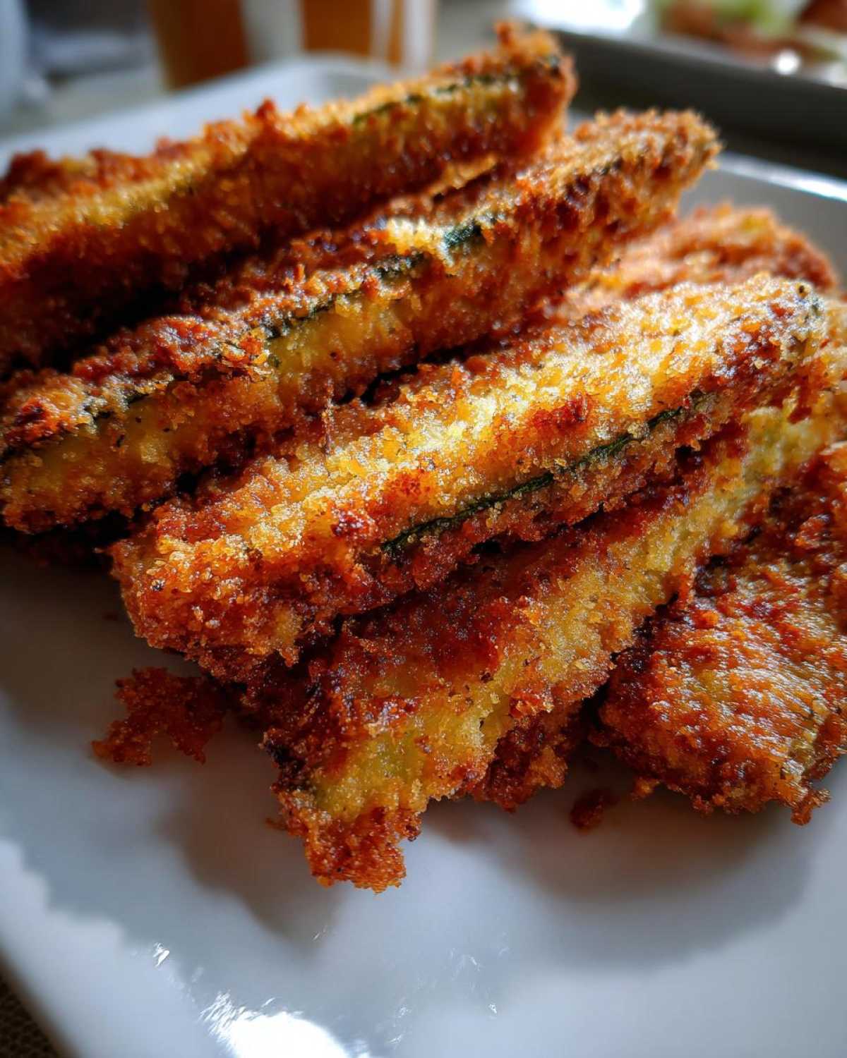 Crispy Air Fryer Zucchini Fries (Healthy Snack) - detail 3