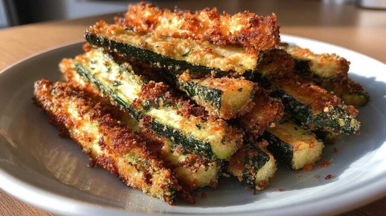 Crispy Air Fryer Zucchini Fries (Healthy Snack)