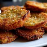 Crispy Fried Green Tomatoes (Southern Appetizer)