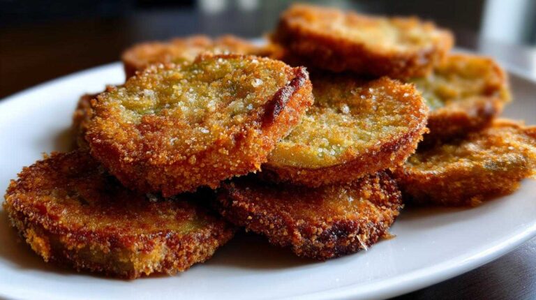 Crispy Fried Green Tomatoes (Southern Appetizer)