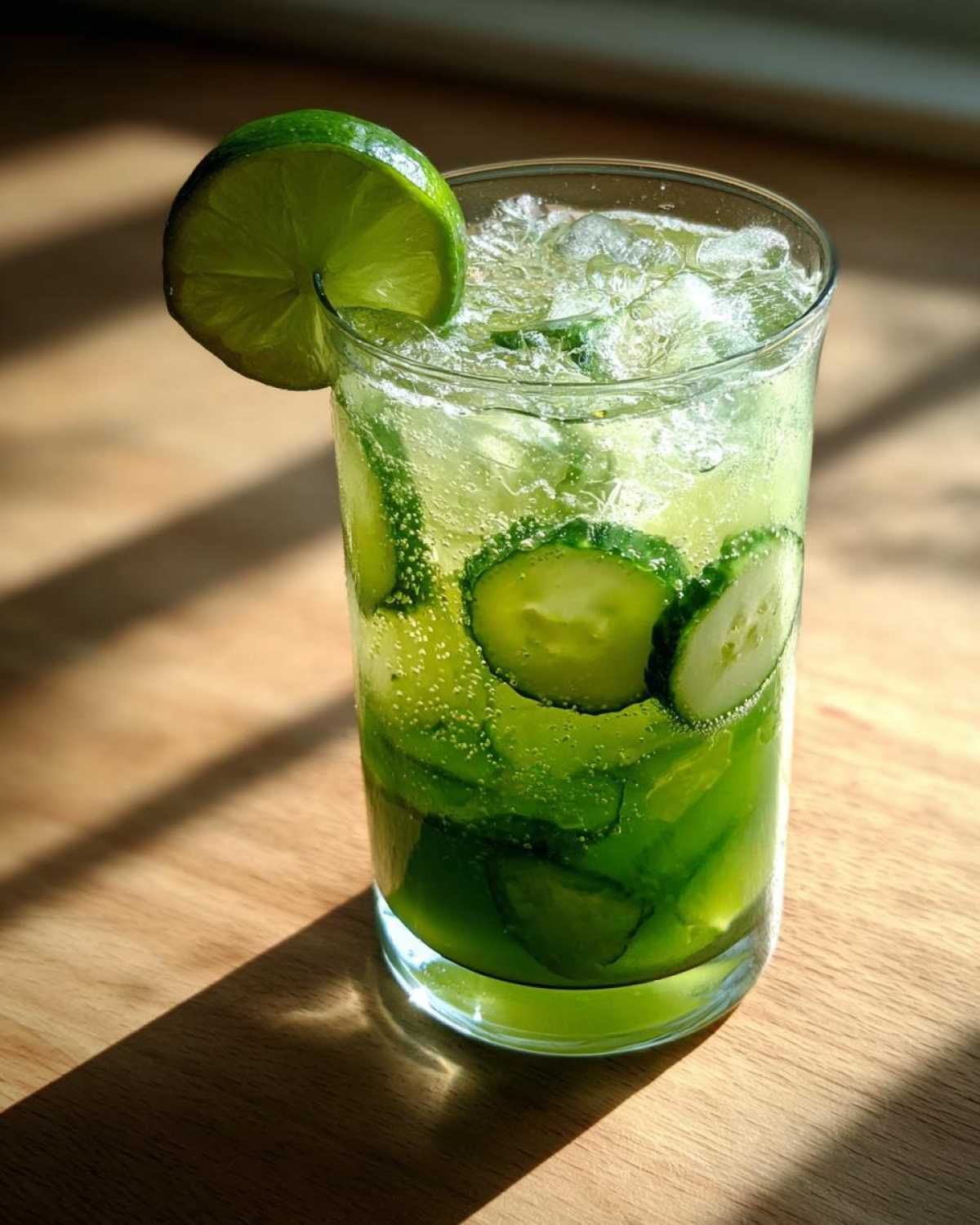 Cucumber Lime Agua Fresca (Refreshing Summer Drink) - detail 2