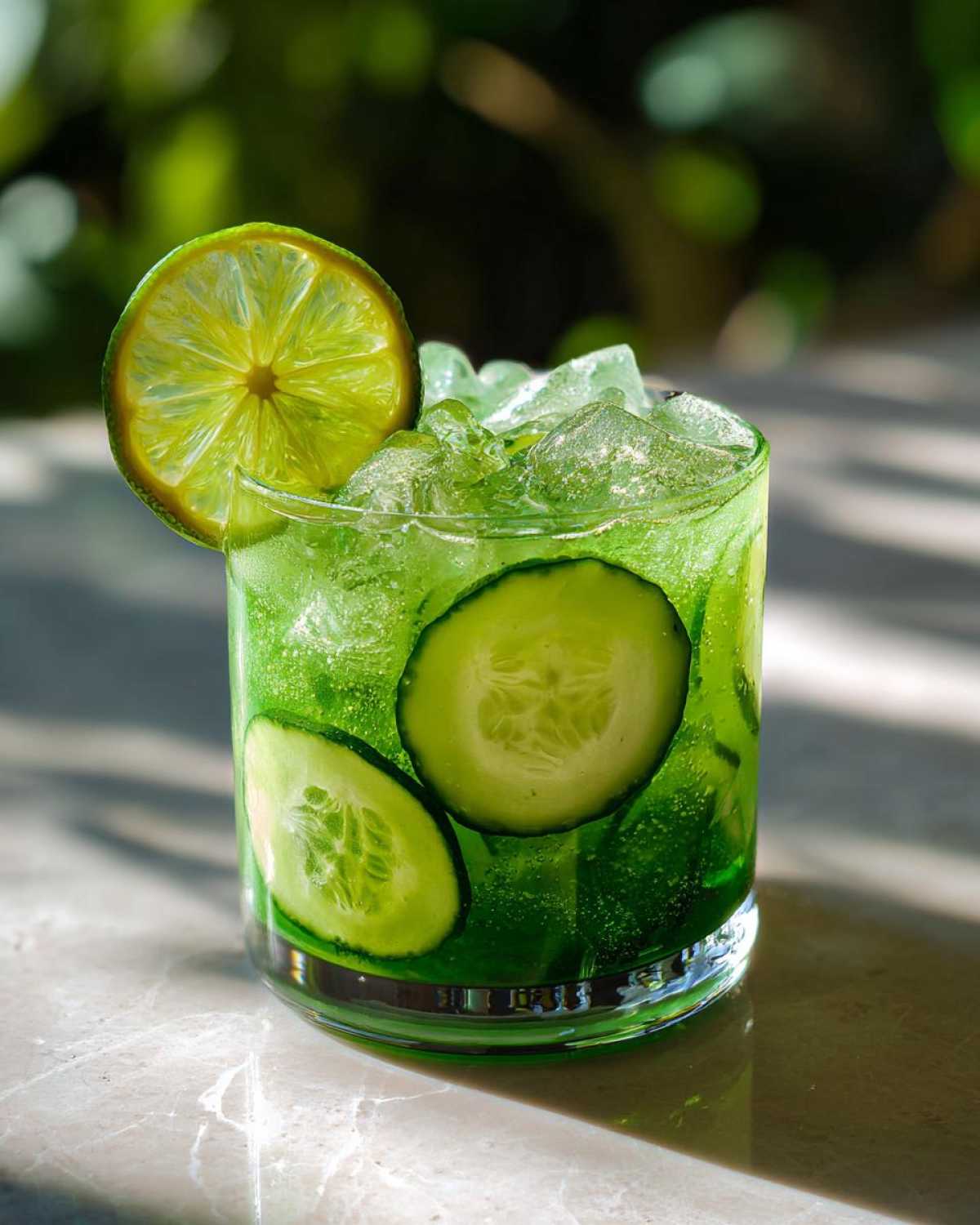 Cucumber Lime Agua Fresca (Refreshing Summer Drink) - detail 3