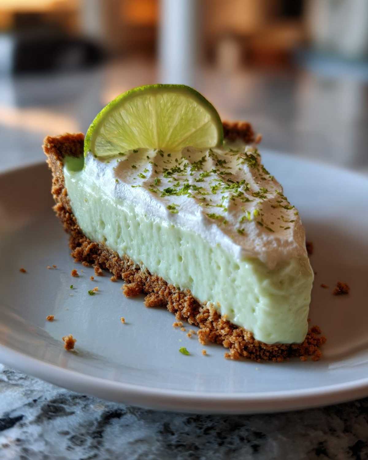 Easy No-Bake Key Lime Pie (Tropical Dessert) - detail 3