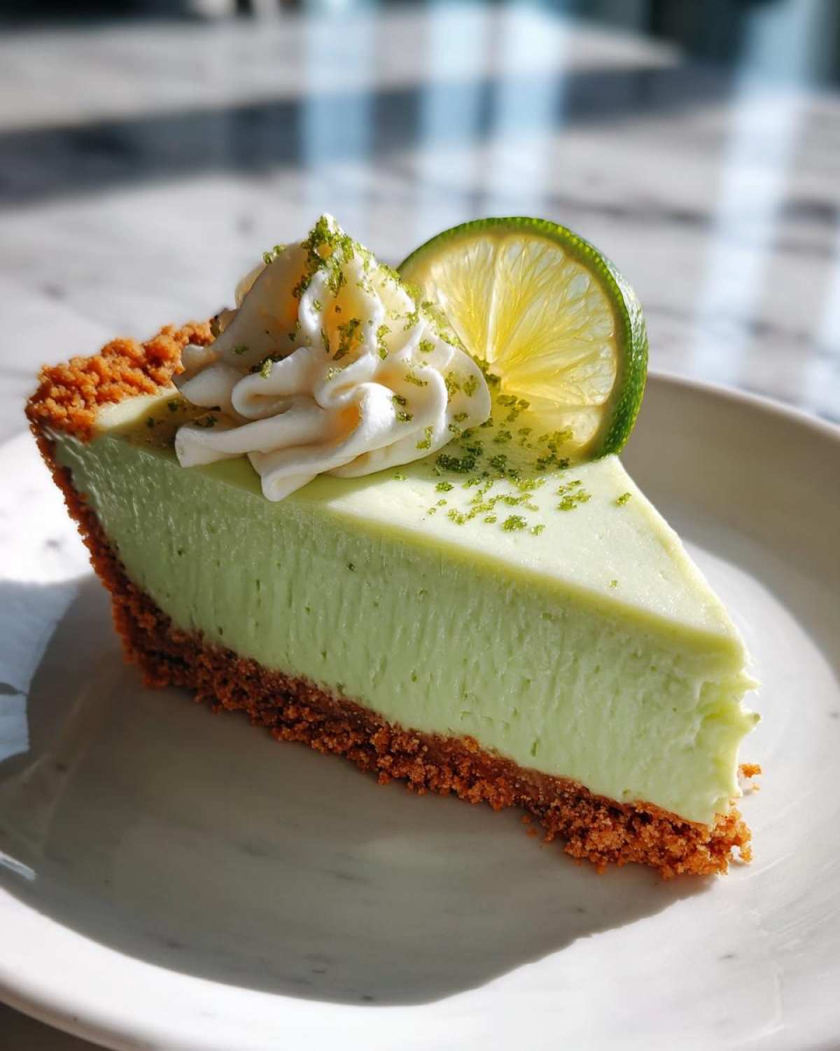 Easy No-Bake Key Lime Pie (Tropical Dessert) - detail 1