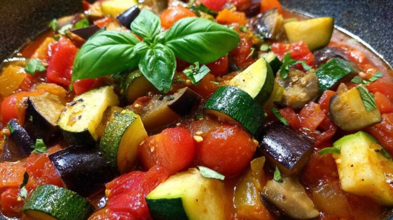 Easy Summer Ratatouille (Garden Vegetable Stew)