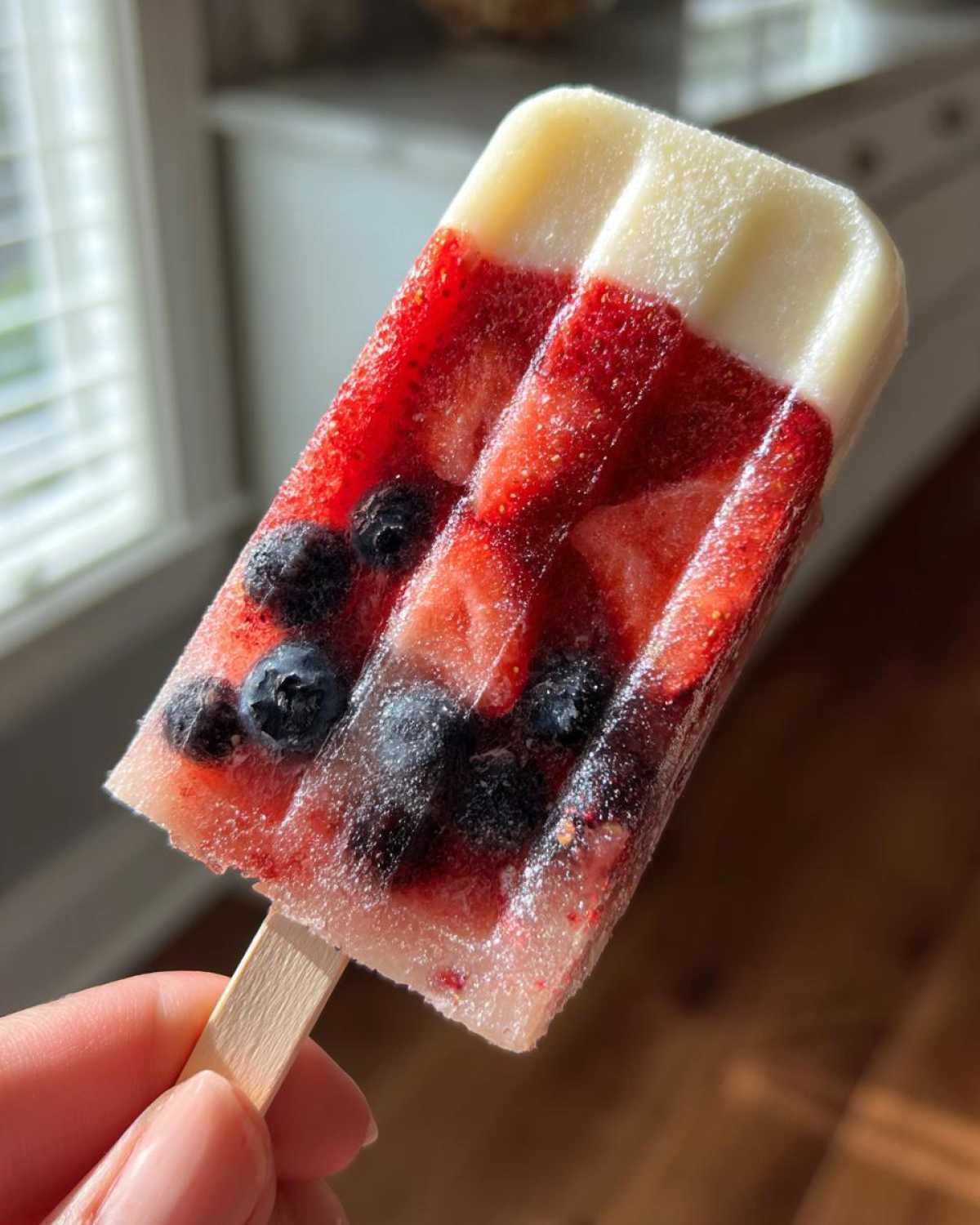 Firecracker Popsicles (Red, White & Blue Pops) - detail 2