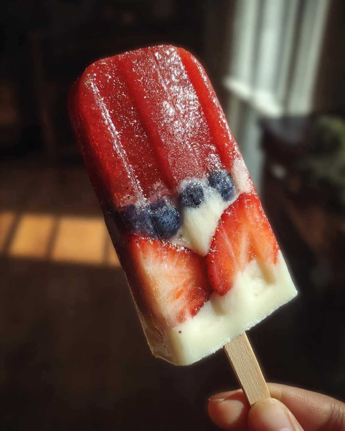 Firecracker Popsicles (Red, White & Blue Pops) - detail 3