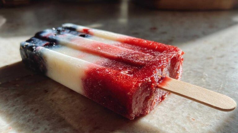 Firecracker Popsicles (Red, White & Blue Pops)