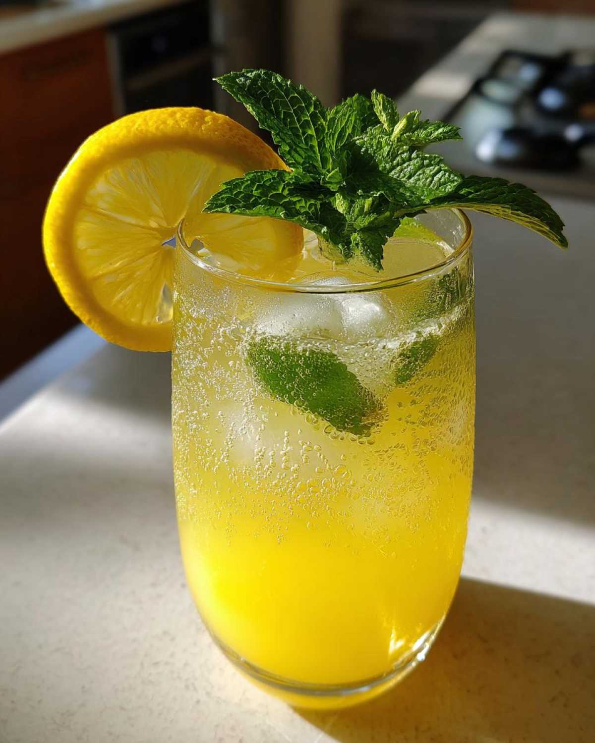 Fresh Lemonade with Mint (Classic Summer Drink) - detail 1