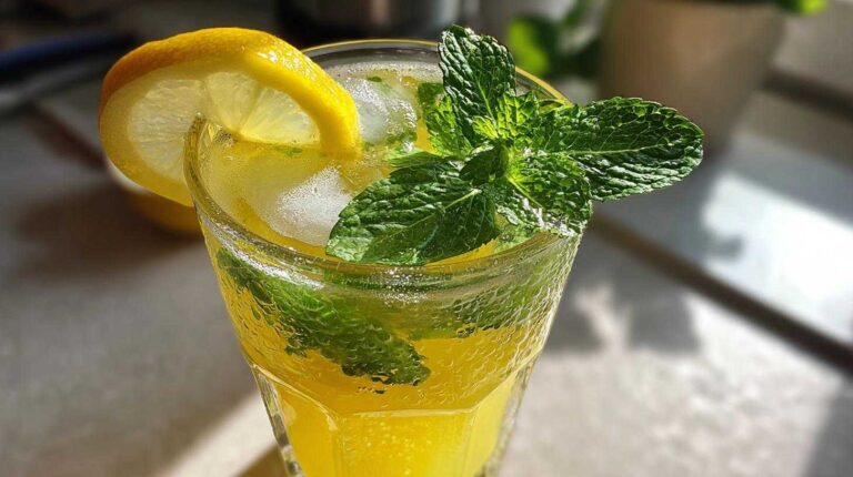 Fresh Lemonade with Mint (Classic Summer Drink)