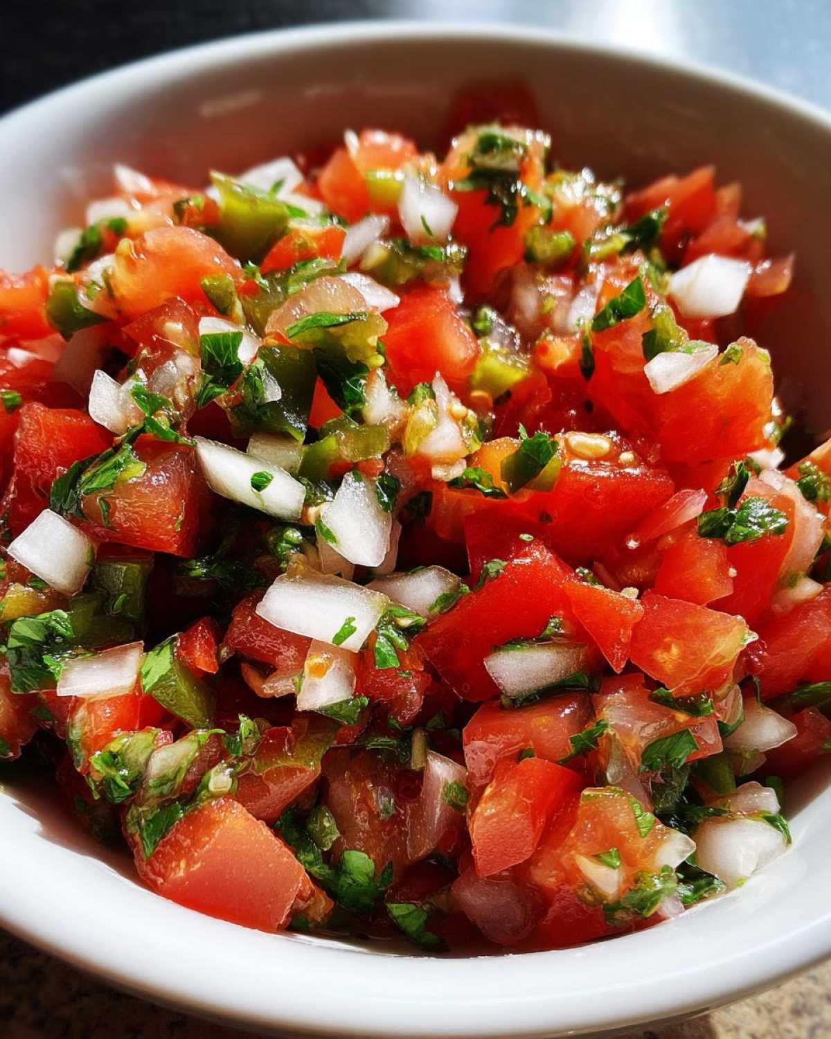 Fresh Pico de Gallo (Classic Mexican Salsa) - detail 1