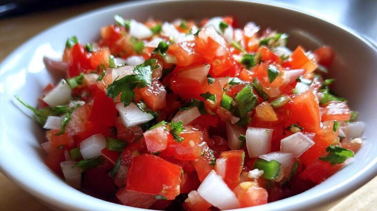 Fresh Pico de Gallo (Classic Mexican Salsa)
