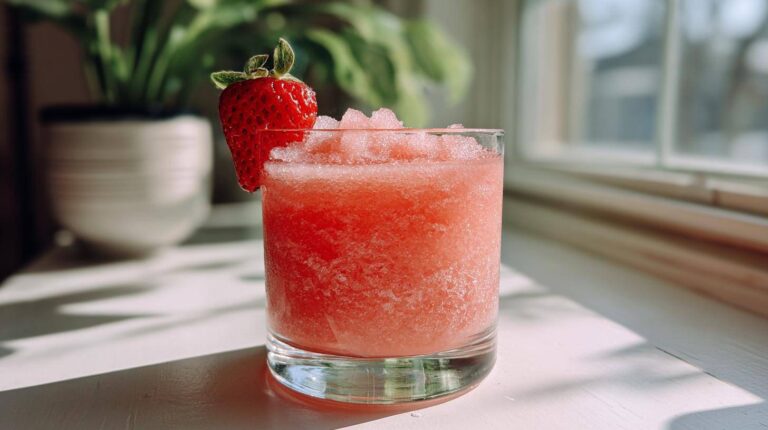 Frozen Strawberry Margarita (Easy Summer Cocktail)