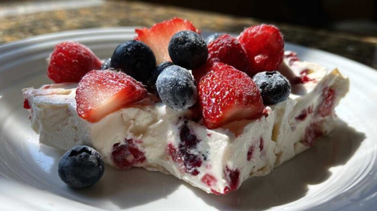 Frozen Yogurt Berry Bark (Healthy Frozen Snack)